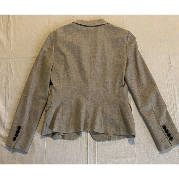 DKNY Blazer Womens Sz 6 Wool & Cashmere Blend Sport Coat Light Brown Suit Jacket - Picture 4 of 16